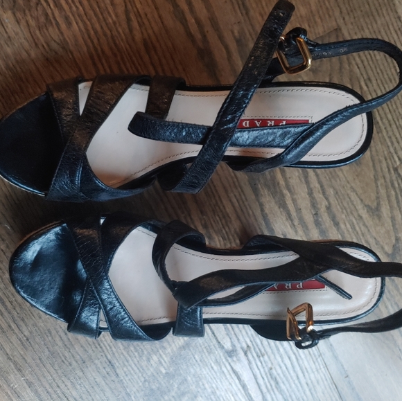 Prada shoes 38 womans 7 1/2 8 - Picture 6 of 10